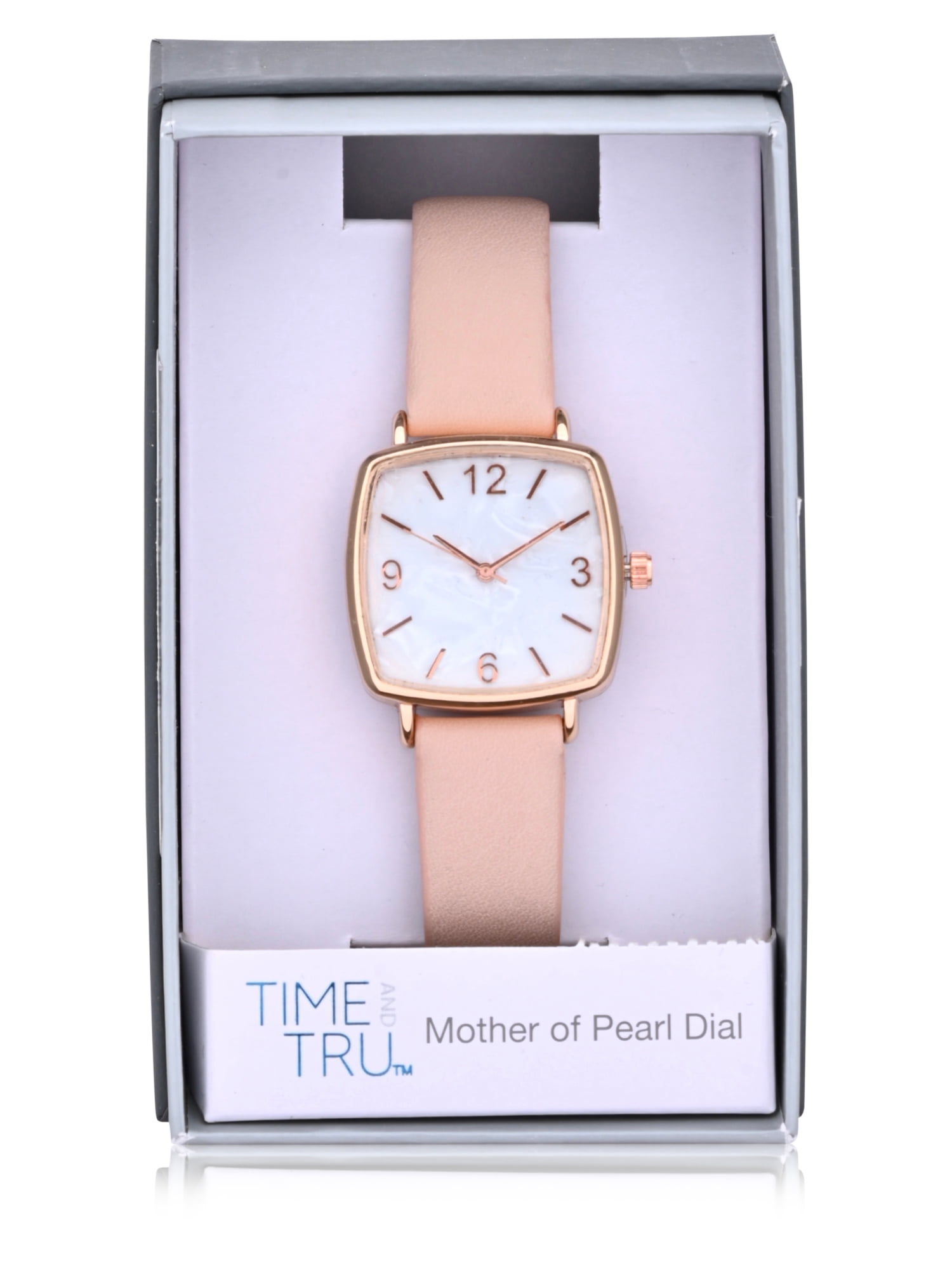 Time and Tru Adult Female Watch in Rose Gold with MOP Dial (42046WML)