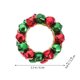 thumbnail image 2 of 4pcs Navidad pequeña campana servilleta hebillas navidad fiesta mesa decoración suministros, 2 of 8