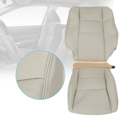 Bottom & Bottom Perforated Leather Driver Seat Cover For 2007 - 2012 Acura RDX