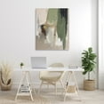 thumbnail image 3 of Stupell Industries Green & Tan Brush Strokes Abstract Painting Gallery Wrapped Canvas Art Print Wall Art, 36 x 48, 3 of 8