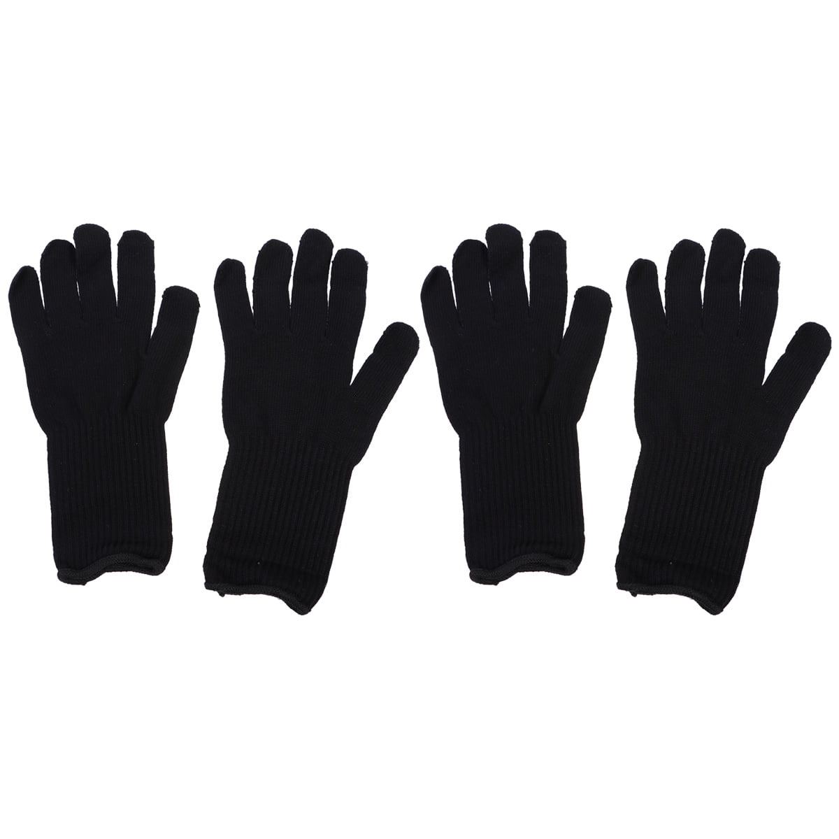 2 Pairs Heat Resistant Perm Gloves Hair Curler Gloves Antiscalding