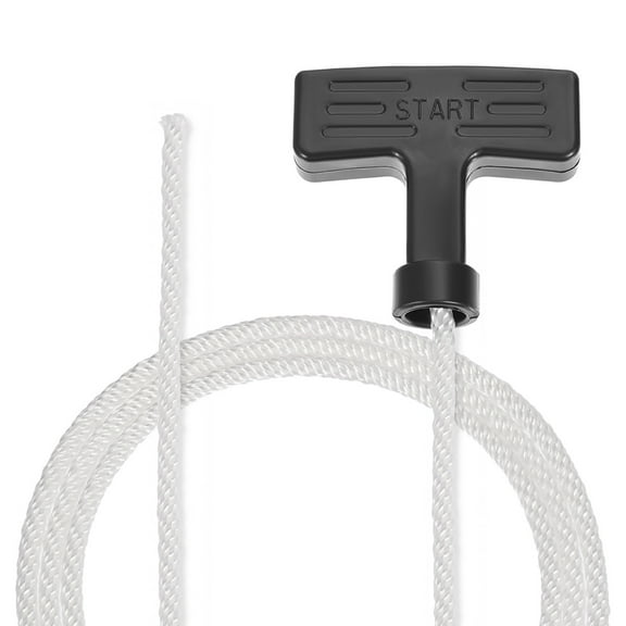 Unique Bargains Recoil Start Rope with Handle 4mm Dia. 1.15m 3.7ft Polyester Pull Cord for 168F 170F Lawn Mower Trimmer Engine Part