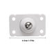 thumbnail image 3 of Mini rodillo de acero para el hogar con rueda Universal de 4 piezas, ruedas sin esfuerzo de 360 ​​grados, ruedas para muebles para el balcón Almacenamiento y organización del hogar Negro Billuyoard HA006245-02, 3 of 6