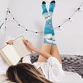 thumbnail image 5 of Cartoon Sharks Womens Thigh High Stocks Over Knee High Socks Thigh Tigh Boot Stockings, 5 of 7