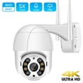 thumbnail image 1 of Cámara IP PTZ de 8MP y 4K para exteriores, videocámara inalámbrica con WiFi, HD, 5MP, H.265, vigilancia de seguridad CCTV, 3MP, seguimiento por Ia, visión nocturna a Color, 1 of 3