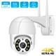thumbnail image 1 of Cámara IP PTZ de 8MP y 4K para exteriores, videocámara inalámbrica con WiFi, HD, 5MP, H.265, vigilancia de seguridad CCTV, 3MP, seguimiento por Ia, visión nocturna a Color, 1 of 3
