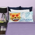 thumbnail image 4 of Emoji Plush Body Pillow 18"x36", Cat Mom, 4 of 6