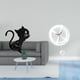 thumbnail image 2 of Reloj de pared,Reloj de pared con diseño de gato para guardería,sala de juegos y interior,Reloj de pared,Reloj de pared decorativo para baño y dormitorio.,Reloj de pared redondo silencioso y, 2 of 8