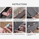 thumbnail image 5 of Sábanas Sin Aguja, Clip Invisible Para Sábanas Para El Hogar, Cierre Para Sábanas Doble Firme Advancent HA042769-02, 5 of 6