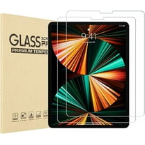 [2 Pack] iPad Pro 12.9 Screen Protector,Tempered Glass for iPad Pro 12.9 Inch (5th/4th/3rd Gen)