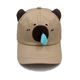 thumbnail image 4 of Gorra de béisbol de algodón con diseño de carpincho con dibujos animados para adultos, 4 of 4
