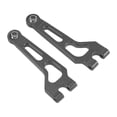 thumbnail image 4 of 1 Pair RC CAR delantero delantero Superior Modificación de brazo de reemplazo resistente Vehículo Vehículo 1/20 RC Brazo de suspensión delantera RC gris, 4 of 9