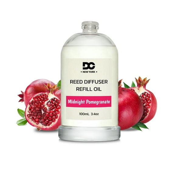 Daniella's Candles Midnight Pomegranate Reed Diffuser Refill Oil 3.4oz/100mL