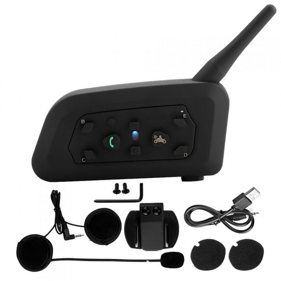 Helmet Headset, Helmet Intercom Low Noise Wireless Hands Free IP65 Waterproof For Snowmobile Snowboard Beach Bike