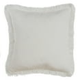 thumbnail image 3 of Saro Lifestyle 1688P.N20S 20 in. Cabane Square Linen Down Filled Throw Pillow with Large Fringe Edges - Natural, 3 of 5
