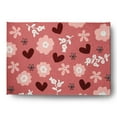 thumbnail image 5 of Simply Daisy 3' x 5' Pink Flowery Love Valentines Chenille Rug, 5 of 5