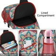 thumbnail image 3 of Trippy Mandala Sling Backpack for Women, Abstract Psychedelic Shoulder Bag with Bohemian Pattern, Healing Travel Crossbody Daypack, 3 of 6