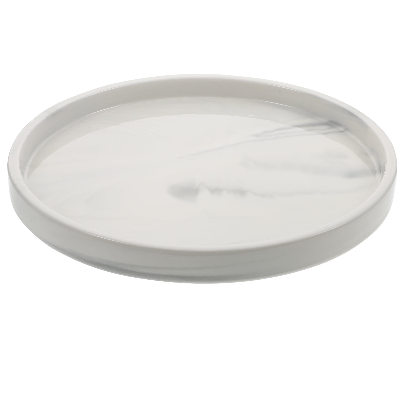 YUYUETIME jewelry plate dish Fine Marbling Design Grey 1PC