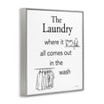 thumbnail image 3 of Stupell Industries Farmhouse All Comes Out Laundry Gray Framed Giclee Art, 24 x 30, by Carol Robinson, 3 of 8