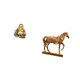 thumbnail image 5 of Escultura de caballo sonriente de Buda Maitreya, adorno de mesa Feng Shui, figura de resina grabada para fiesta de aniversario, decoración para el, 5 of 8