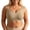 Beige, variant on VBEWZET Women Plus‑Size Wire‑Free Bra V‑Neck Wide Strap Anti‑Sag Large Bust Shaping Comfort Brassiere Dark Green XXL
