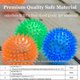 thumbnail image 2 of Juguete para perros LECHONG Squeaky Spiky Ball, paquete de 12 unidades, para masticadores agresivos, 2 of 7