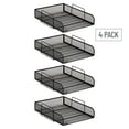 thumbnail image 4 of Mind Reader Stackable Paper Tray, Desktop Organizer, Metal, 10.5"L x13.5"W x11.25"H, 4 Pcs, 4 of 8