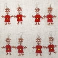 thumbnail image 4 of Set of 10 Dancing Girl Santa Earrings Creative Alternatives, 4 of 4