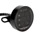 thumbnail image 3 of 4 In 1 Motorcycle ATV Voltmeter+Electronic Clock+Thermometer+Stopwatch Digital LED Temperature Voltage Tester, 3 of 8
