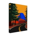 thumbnail image 3 of Trademark Fine Art Rosi Feist Clacier Road With Half Dome Canvas Wall Art, 3 of 4