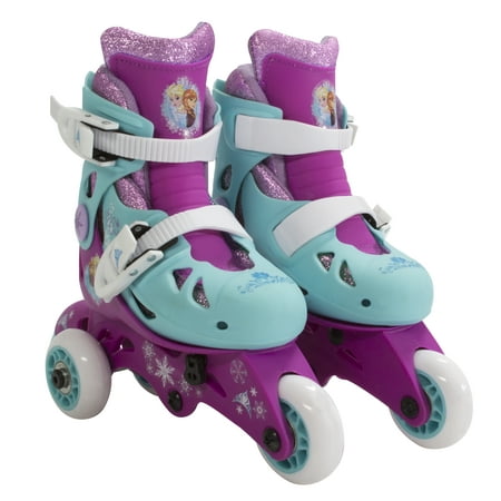 Disney Frozen Convertible 2-in-1 Kids Skates, Junior Size 6-9