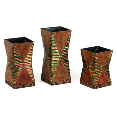 UPC 805572540578 product image for Privilege Metal Vase Candle Holders (Set of 3) (Set of 2) | upcitemdb.com