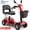 Red_Two-seats, variant on SACVON 4 Wheel Mobility Scooter for Seniors, 330 lbs Heavy Duty Electric Powered Scooter with 15 Miles Long Range, Swivel Seat & Removable Basket for Travel and Grocery Shopping, Blue