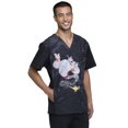 thumbnail image 3 of Tooniforms Men Scrubs Top, V-Neck, Plus Size, TF700, 2XL, Three Wishes, 3 of 7