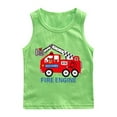 thumbnail image 2 of Bovxnpu Summer Boys Top, Toddler Tank Top Kids Undershirts, Fashionable Children's Summer Round Neck Base Shirt Boys' Sleeveless Top 1-2 Years, 2 of 3