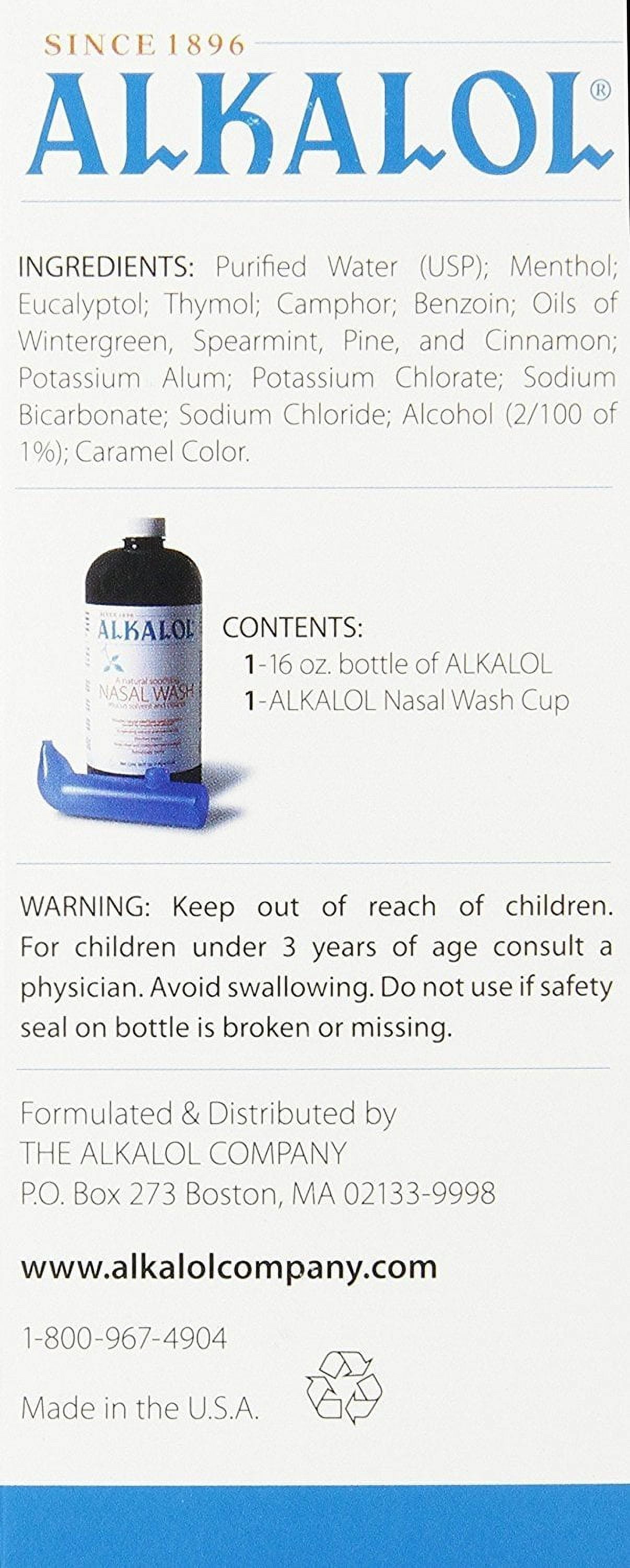 Alkalol Nasal Wash Kit 16 oz