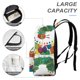 thumbnail image 4 of La Oruga Muy Hambrienta-theme Backpack, Campus style schoolbag Bookbag with Adjustable Shoulder Straps And Large Zip Compartment, Unisex Travel Bags.42x30x15cm, 4 of 6