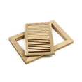 thumbnail image 2 of WELLAND 6"x10" Wood Vent Floor Register Flush Mount, Unfinished Hickory, 2 of 4