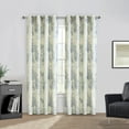 thumbnail image 2 of Loft Living Leszno Light Filtering Grommet Indoor Curtain 50 x 108 in Blue, 2 of 6