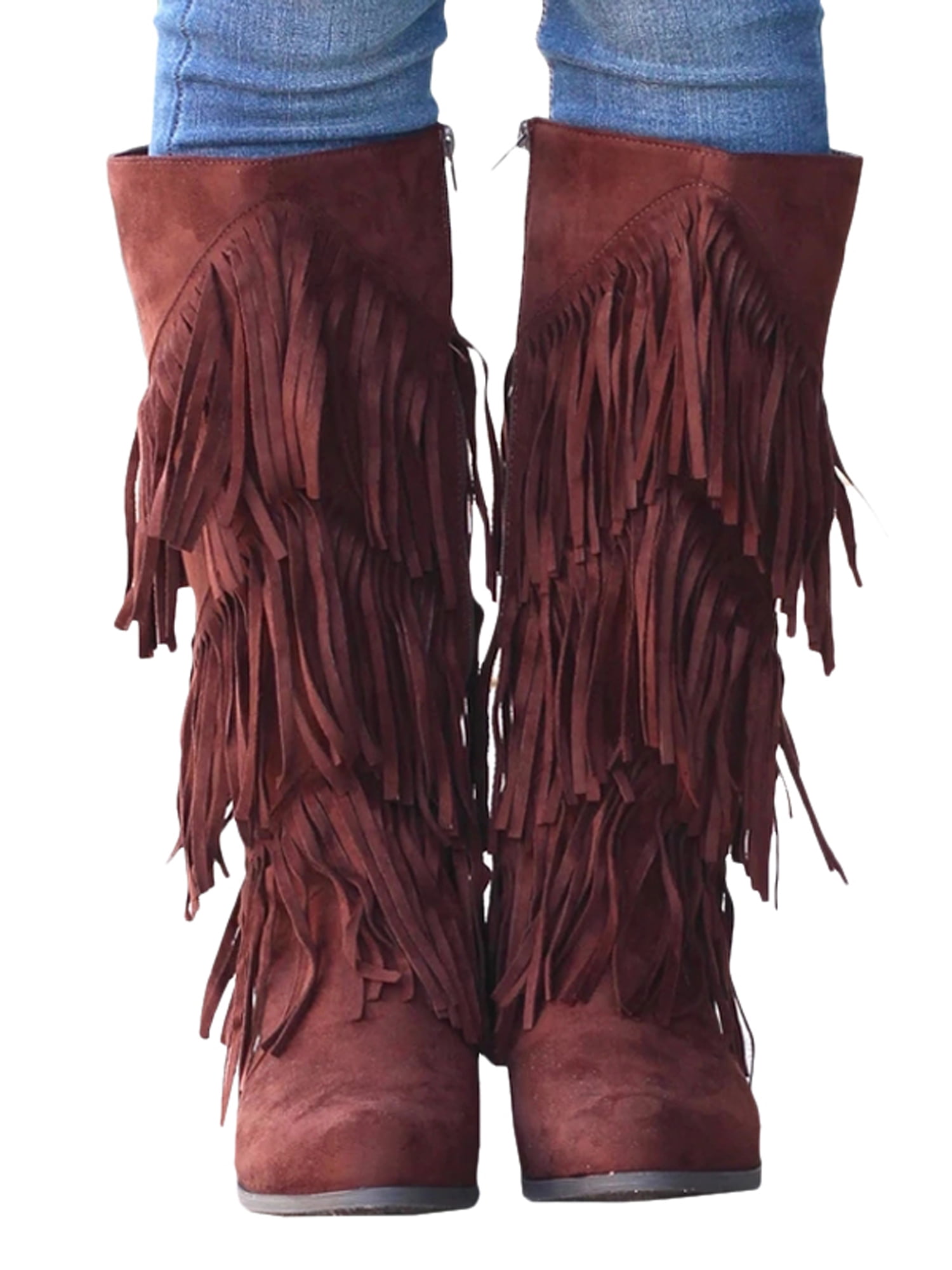 tassel riding boots