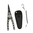 thumbnail image 6 of colaxi Fishing Pliers Fly Fishing Tool Hook Remover Multifunction Aluminum Alloy Professional Split Rings Opener Braid Line Cutting Gray, 6 of 10