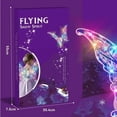 thumbnail image 3 of Disfraz Hada Alas De Mariposa Brillante Eléctrica Movimiento Morado Unitalla, 3 of 8