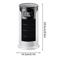 thumbnail image 3 of Xihbxyly Oferta del día Liquidación Equipoise con iluminación en acampar al aire libre Lámpara de ventilador para acampar Lámpara de ventilador para acampar, 3 of 7