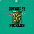 thumbnail image 4 of Inktastic Pickle Lover Funny Powered by Pickles Boys or Girls Toddler T-Shirt, 4 of 5