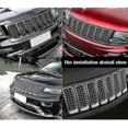 thumbnail image 3 of Car Black Front Grille Inserts Trim Compatible With Jeep Grand Cherokee 2014-2016, 3 of 5