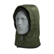 RefrigiWear Iron-Tuff Snap-On Hood Sage Green One Size Fits All | Compatible with any Iron-Tuff jacket or coverall