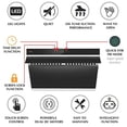 thumbnail image 4 of FOTILE inclined Vent Series 30" 1000 CFM Under Cabinet or Wall Mount Range Hood with 2 LED lights, Motion and Touch Activation in Onyx Black Tempered Glass, 4 of 9