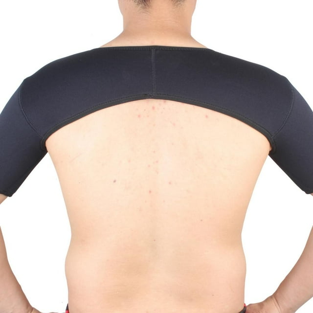 Adjustable Neoprene Sport Double Sided Shoulder Strap Back Support Wrap