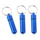 thumbnail image 4 of Mini pastillero de 3 piezas, llavero, botella con llavero para llevar fácilmente Azul jinwen Llavero del envase de la medicina, 4 of 8