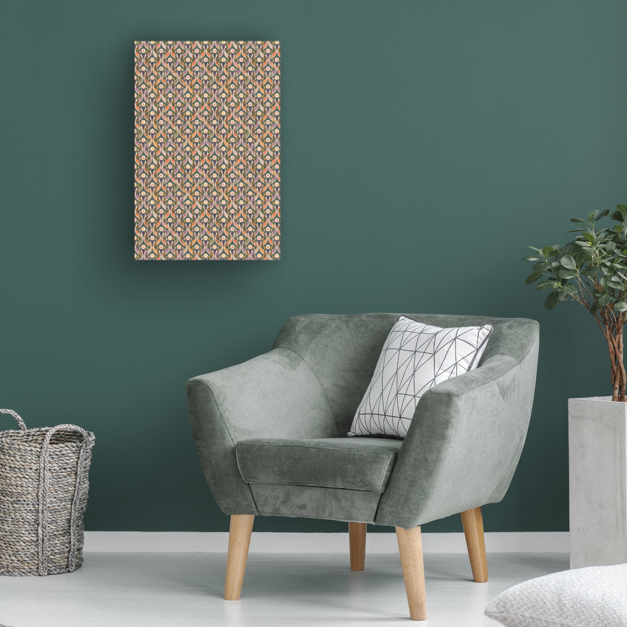 Canvas Wall Art - Treechild 'Pastel Pattern' Wall Art for Living Room, Bedroom, or Office D?cor by Trademark Fine Art - 22 x 32 Inches